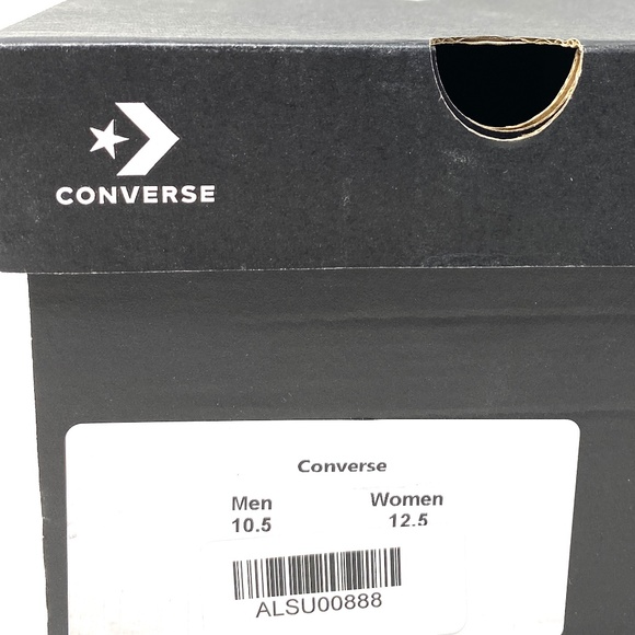 Converse Chuck Taylor OX Low Top White Canvas "R" Sneakers Men Custom 169749C-R - Picture 11 of 13